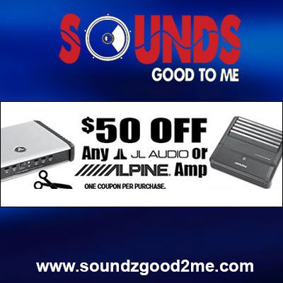 Sound Specials: Get $50 off any JL audio or Alpine amp, only at Sounds Good To Me in Tempe, AZ: