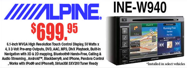 Review of the Alpine INE-W940 Deck, Available in Tempe AZ near Phoenix, Arizona