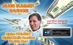 Sounds Good To Me Summer Sale in Tempe, Arizona: Featuring the Alpine UTE-52BT Digital Media Receiver